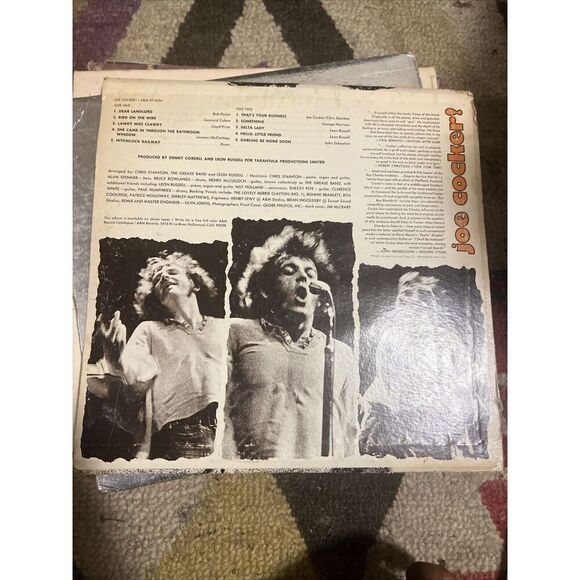 Joe Cocker Joe Cocker! Self titled LP~Vinyl VG+ - Picture 2 of 2